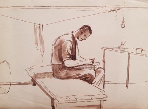 Drawing by Keith Vaughan, c.1946